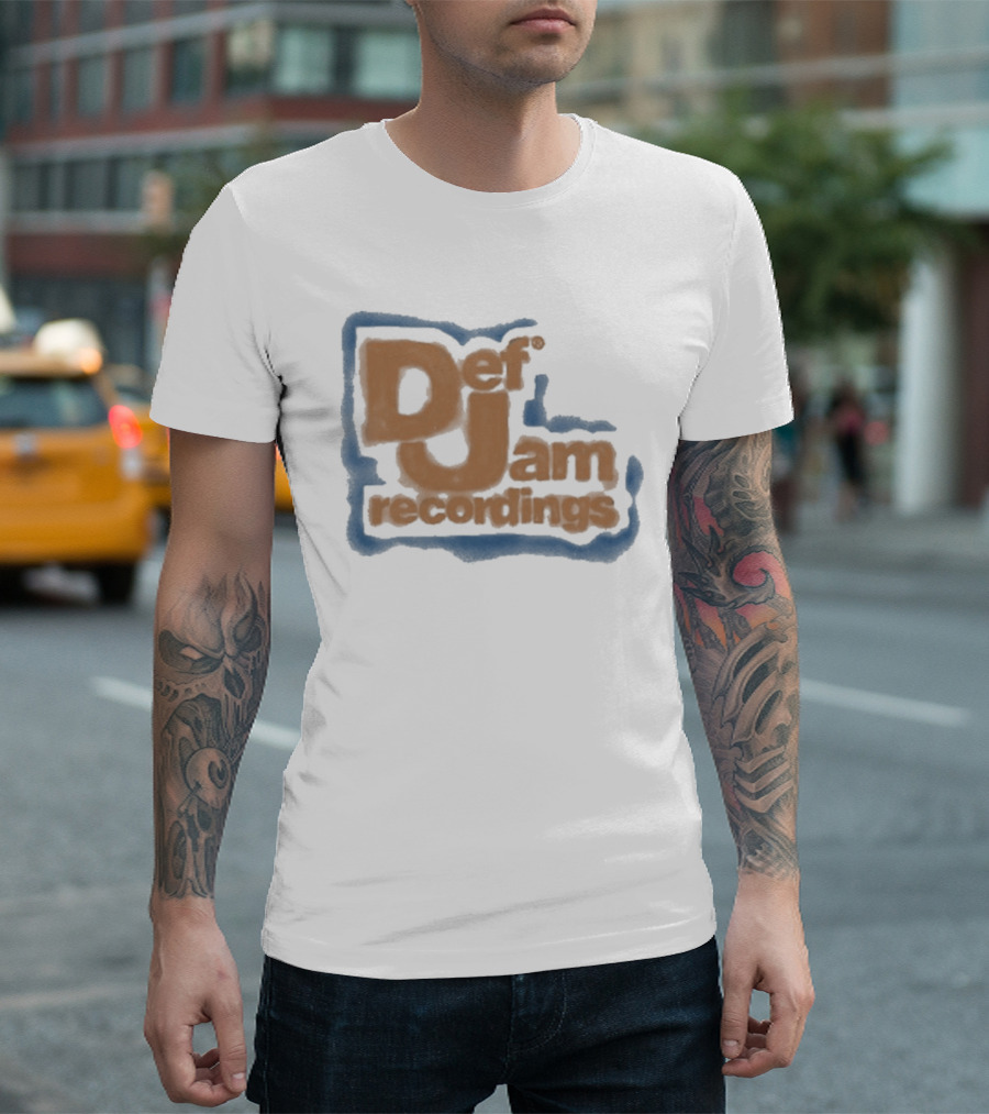 Def Jam Recordings Home Team Classic Music Branding T-Shirt