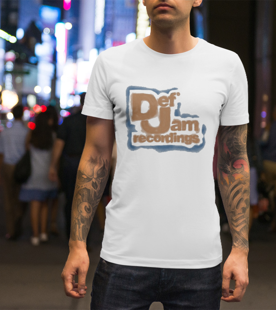 Def Jam Recordings Home Team Classic Music Branding T-Shirt