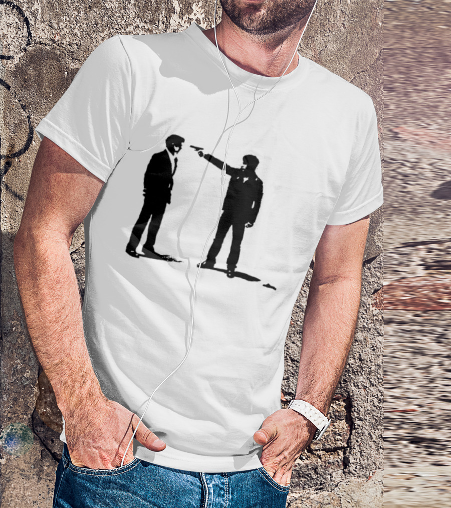 Infernal Affairs Hong Kong Crime Drama Iconic Confrontation Scene T-Shirt