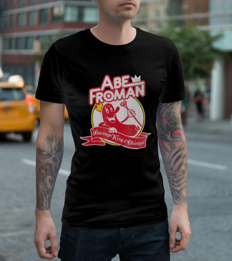 Abe Froman Sausage King Of Chicago Diamond Cane And Crown T-Shirt