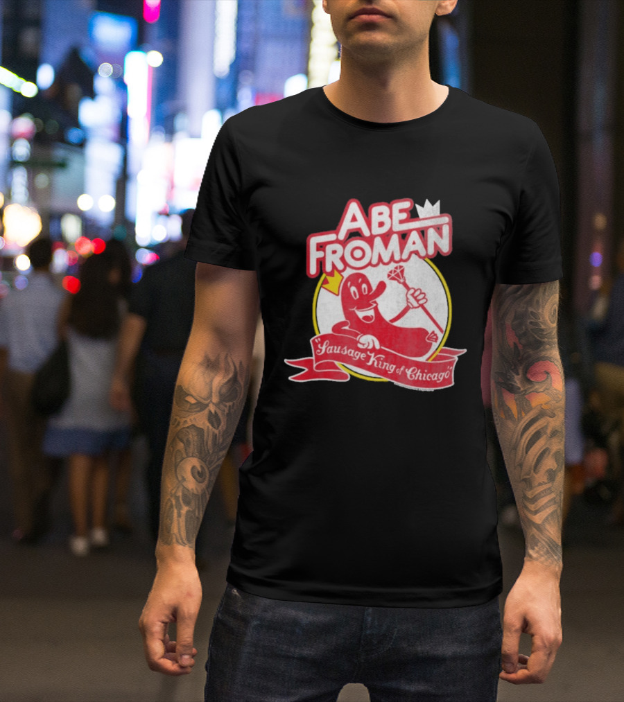 Abe Froman Sausage King Of Chicago Diamond Cane And Crown T-Shirt