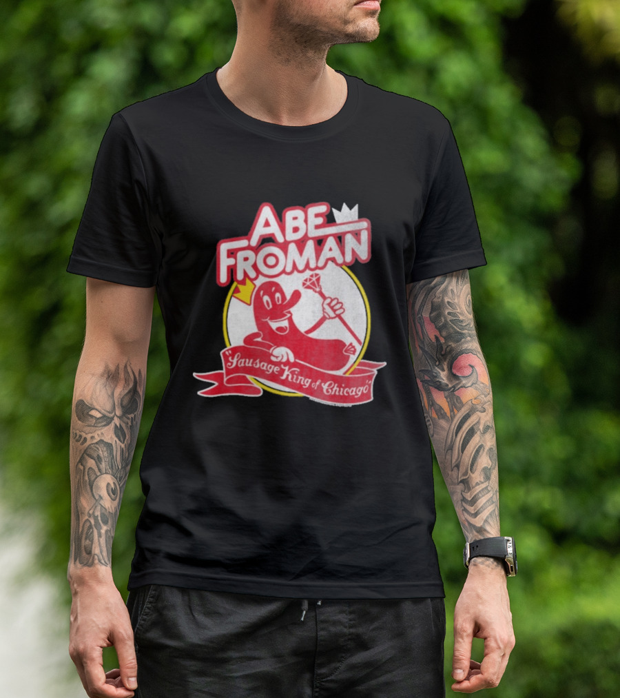 Abe Froman Sausage King Of Chicago Diamond Cane And Crown T-Shirt