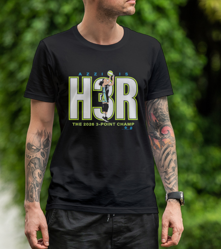 Azzi Is Her H3R The 2026 3 Point Champ T-Shirt