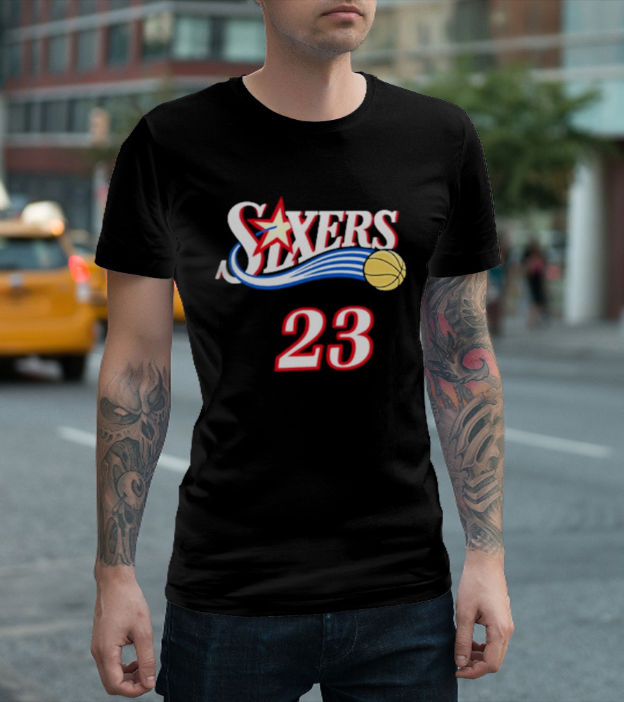 Sixers Basketball Star 23 T-Shirt