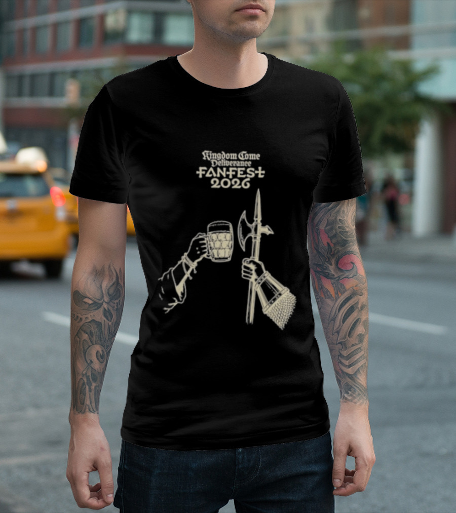 Kingdom Come Deliverance Fanfest 2026 RPG And Axe Celebration T-Shirt