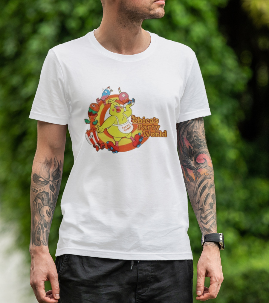 Chica's Party World Party Time Chica Five Nights At Freddy's T-Shirt