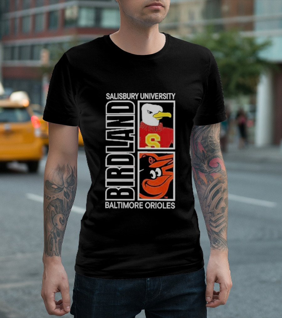 Salisbury University Birdland Night Baltimore Orioles 2026 T-Shirt