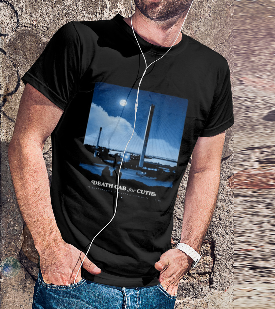 Death Cab For Cutie Council Bluffs IA 2026 Bridge Moonlit T-Shirt