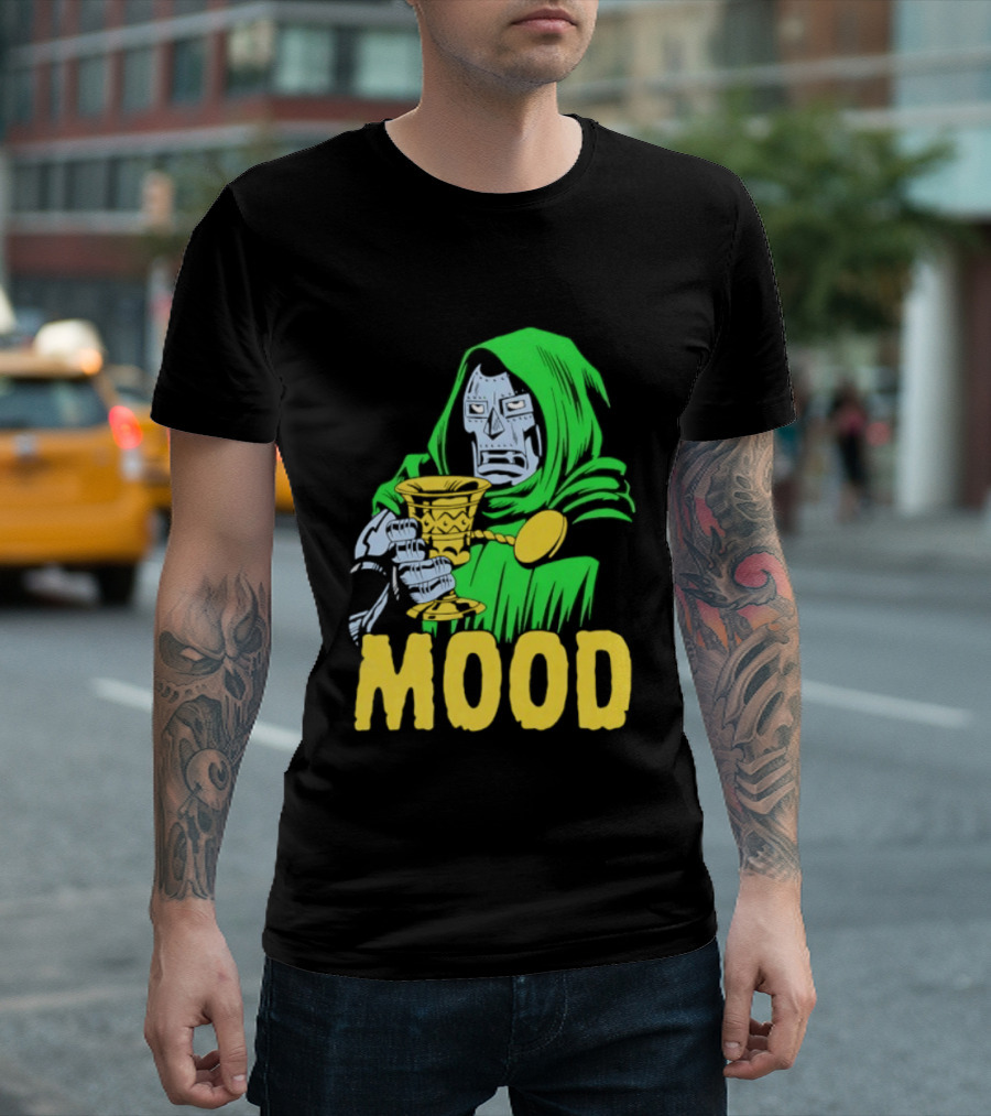 Doctor Doom Mood Marvel Villain Comic Book T-Shirt