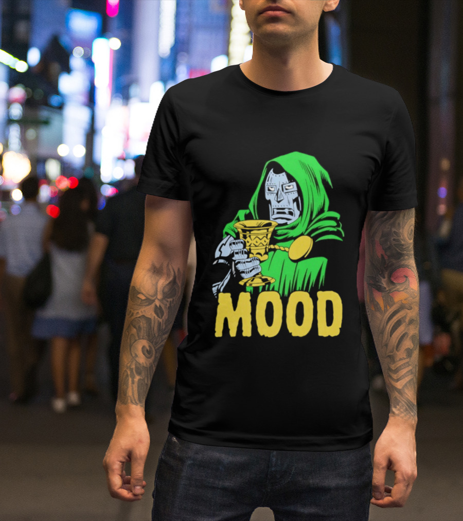 Doctor Doom Mood Marvel Villain Comic Book T-Shirt
