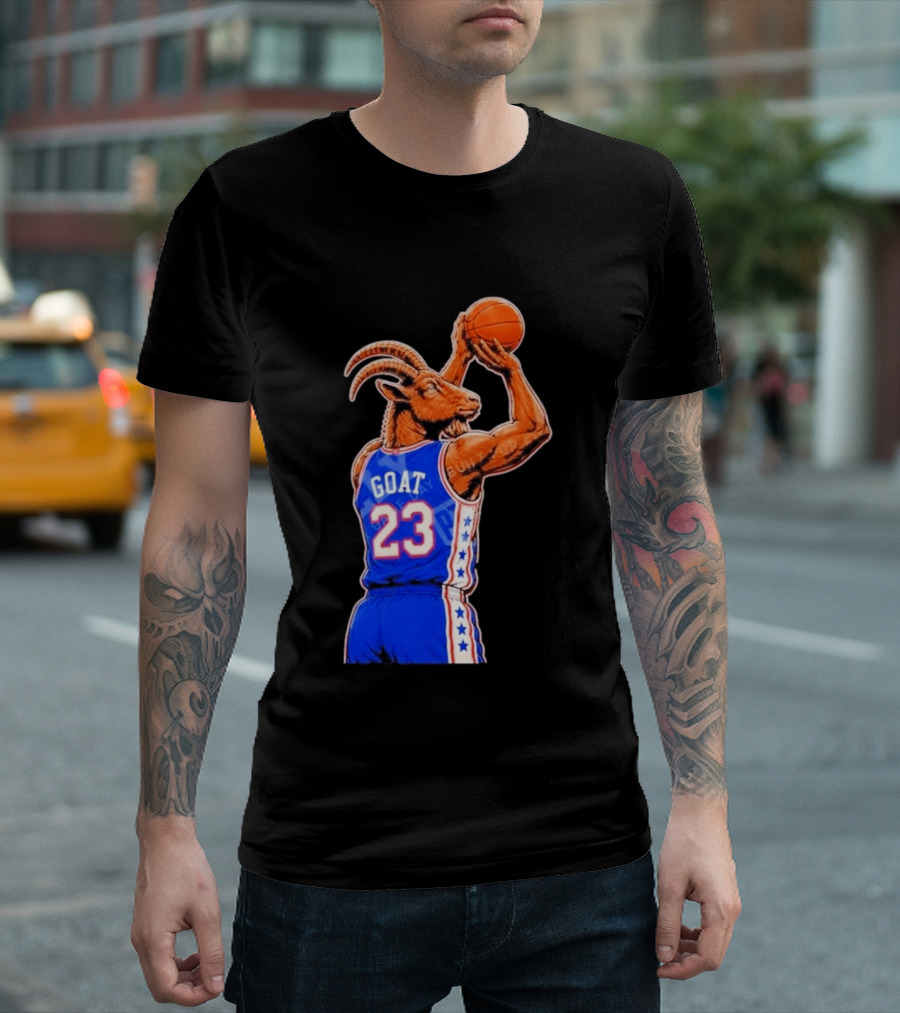 GOAT 23 Basketball Player Jersey Sports Inspired By Iconic NBA Stars T-Shirt