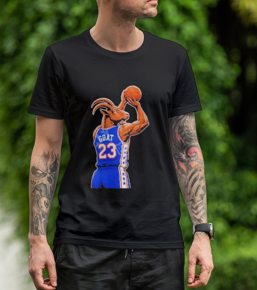 GOAT 23 Basketball Player Jersey Sports Inspired By Iconic NBA Stars T-Shirt