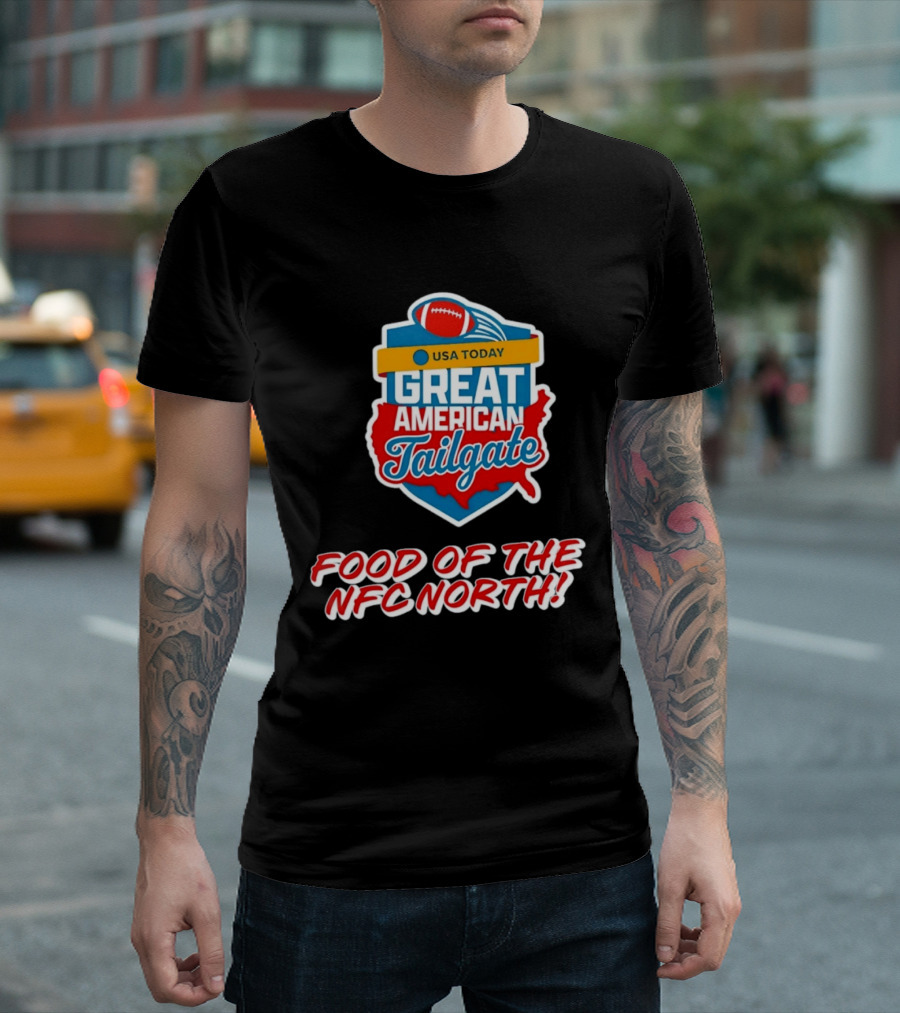 USA Today Great American Tailgate Food Of The NFC North T-Shirt