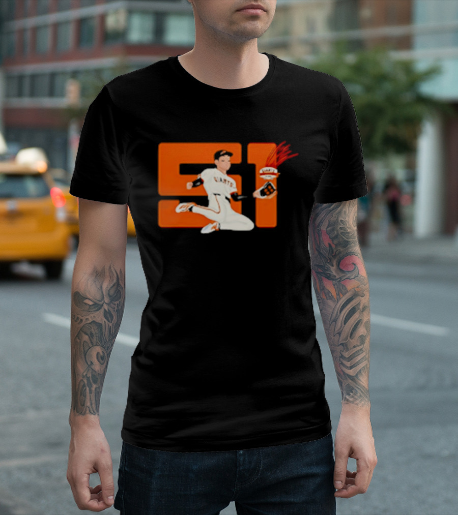 San Francisco Giants Jung Hoo Lee No 51 Baseball Player Comic T-Shirt