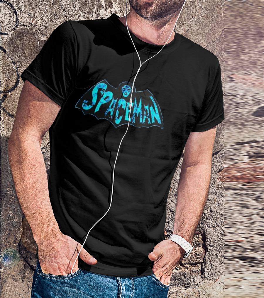 Spaceman Kiss Ace Frehley Hard Rock Bat Face T-Shirt