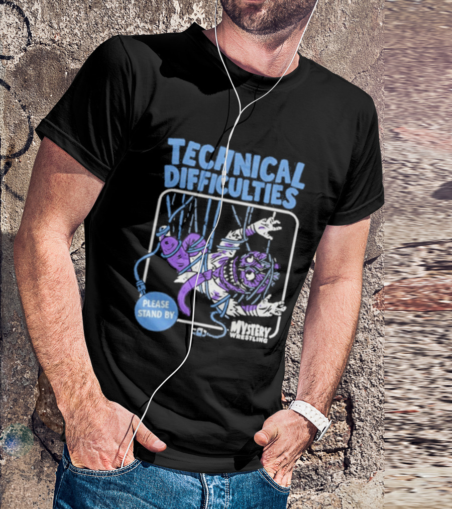 Technical Difficulties Please Stand By Monster Mashup T-Shirt