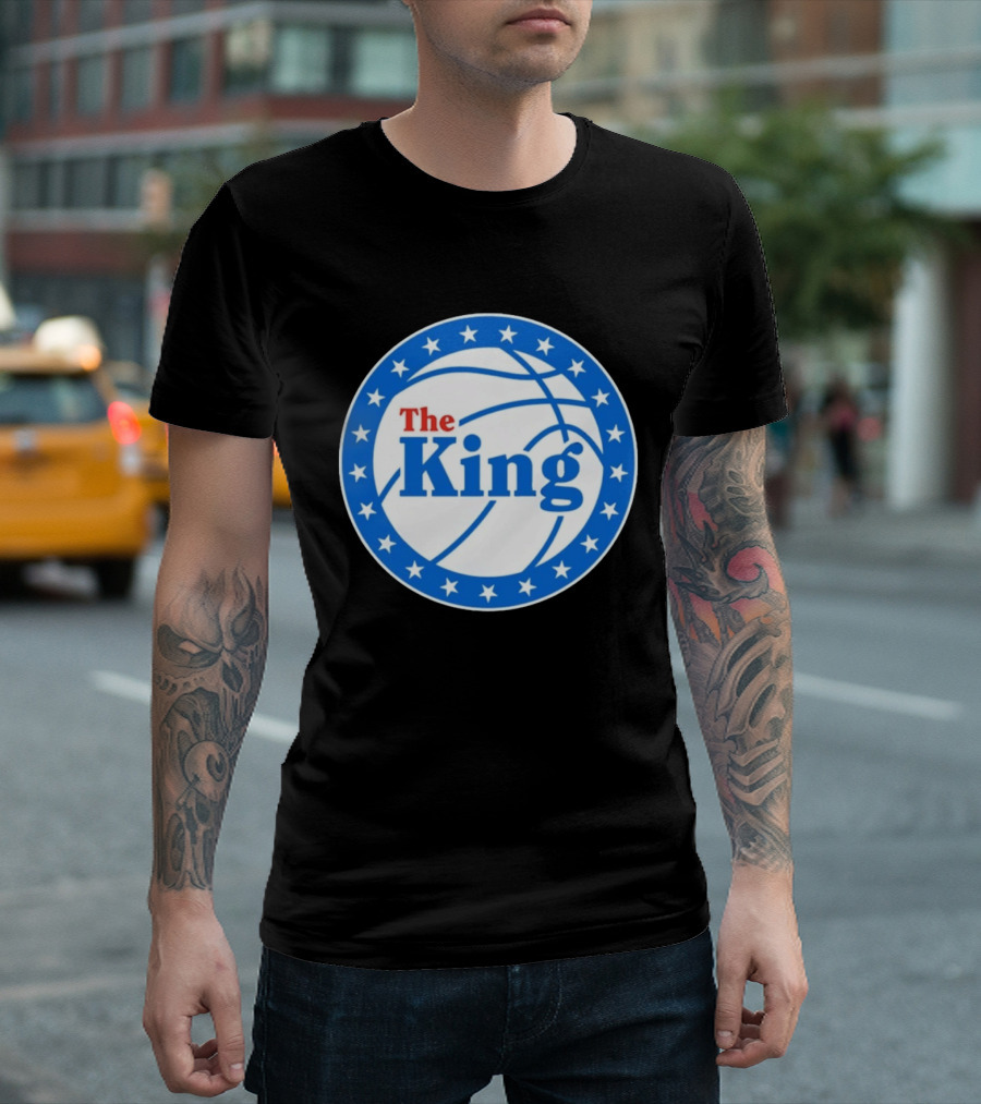 The King Philly Basketball Circle Stars T-Shirt