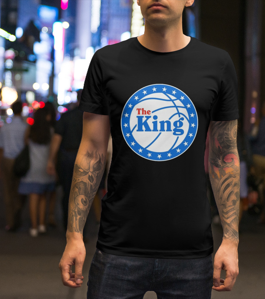 The King Philly Basketball Circle Stars T-Shirt
