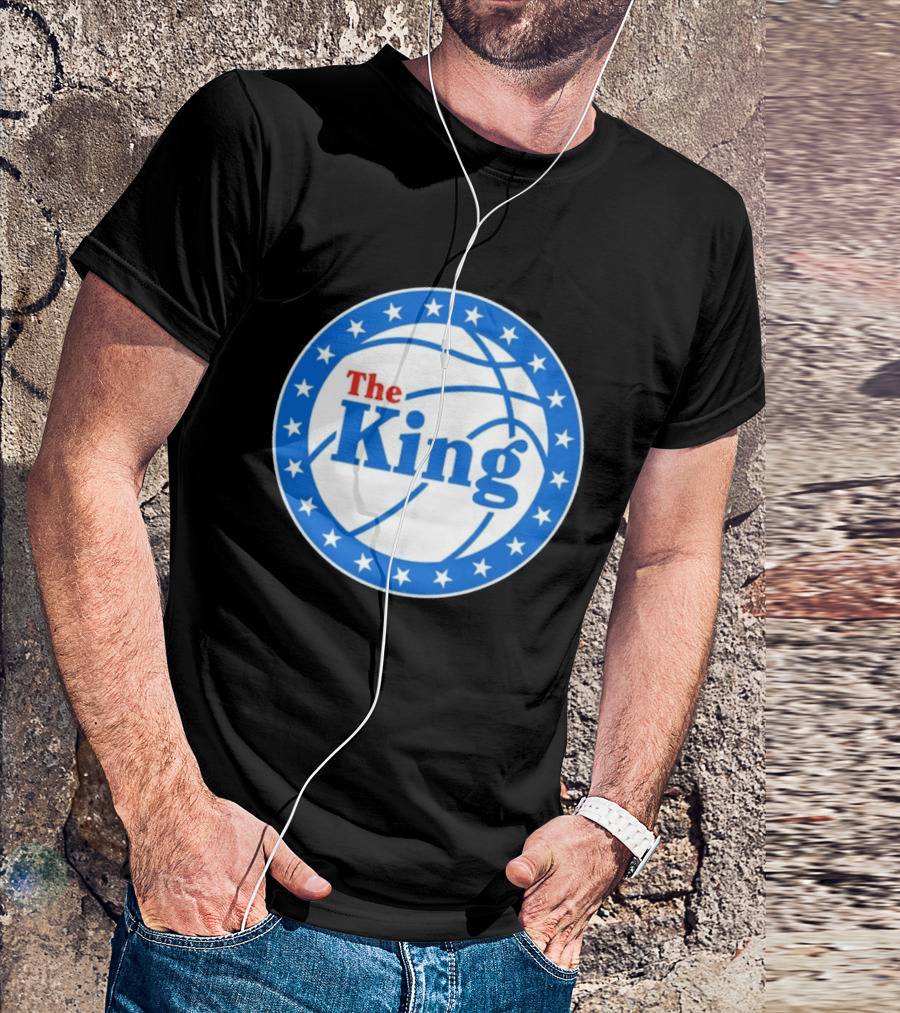 The King Philly Basketball Circle Stars T-Shirt