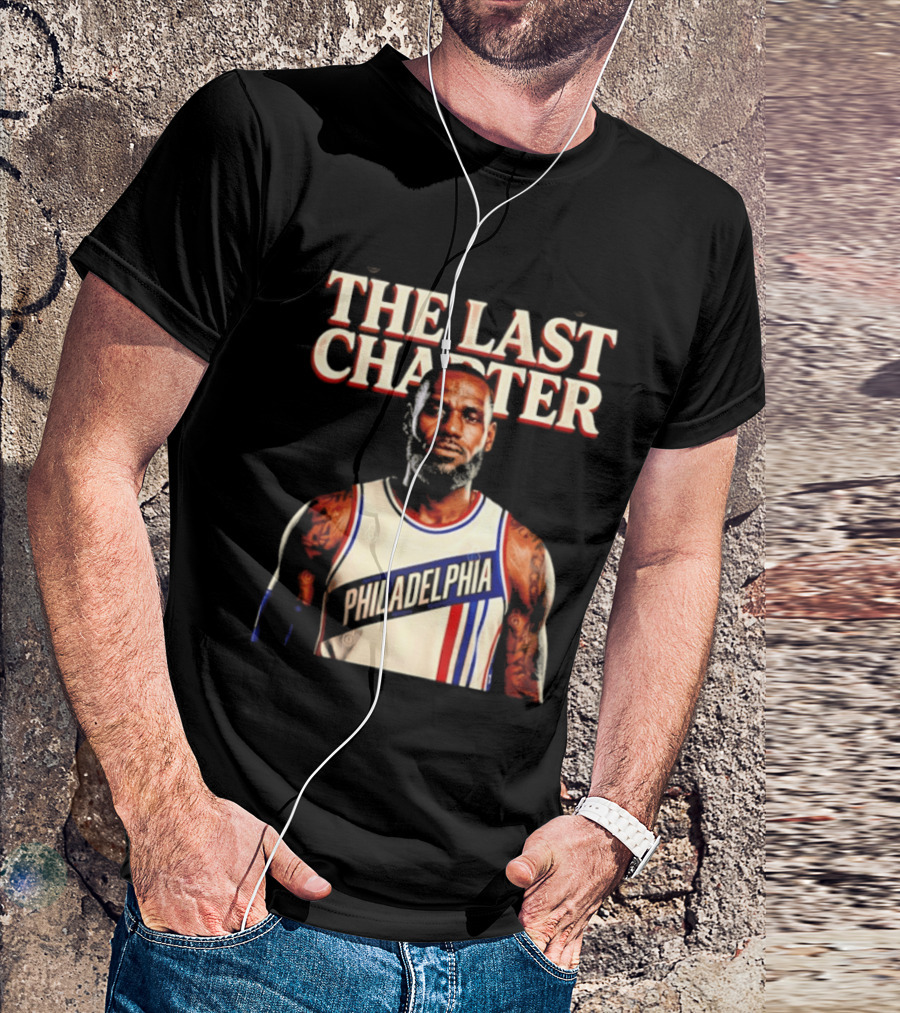 The Last Charter LeBron James Philadelphia 76ers Basketball Jersey T-Shirt