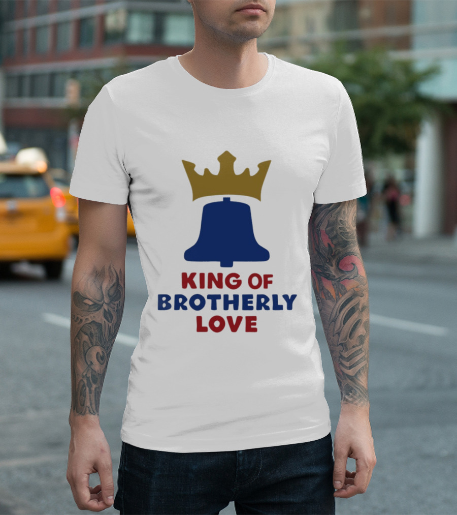 Philadelphia 76ers King Of Brotherly Love LeBron James T-Shirt