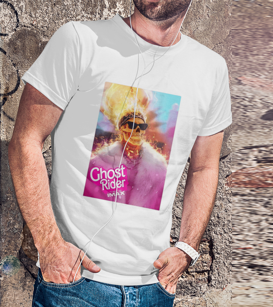 Ryan Gosling Barbie Ghost Rider Filmed For IMAX T-Shirt