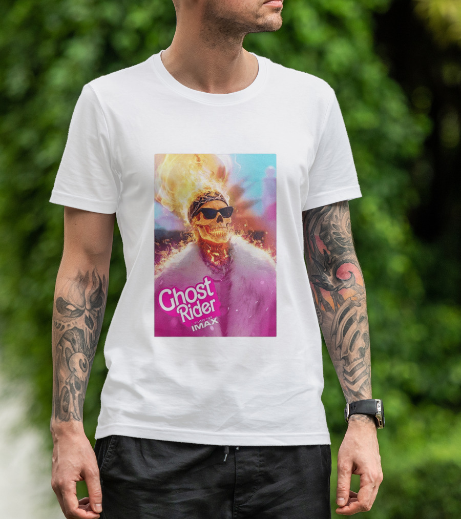 Ryan Gosling Barbie Ghost Rider Filmed For IMAX T-Shirt