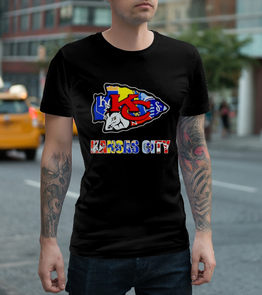 Kansas City KC Arrowhead Royals Chiefs Sporting Missouri T-Shirt