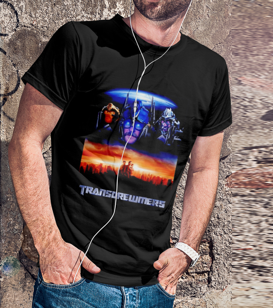 Transdrewmers Sci Fi Inspired Characters And Cityscape Compilation T-Shirt