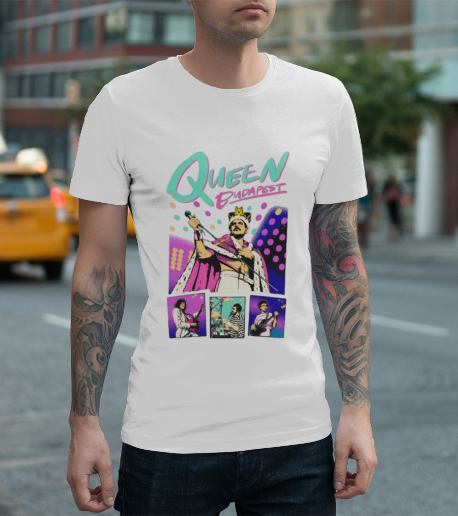 Queen Budapest Anniversary Vest 40th Pop Concert T-Shirt