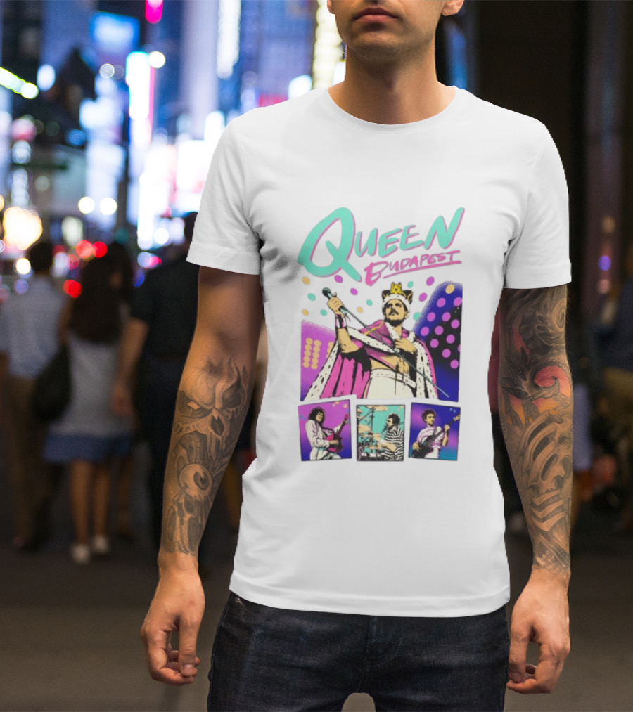 Queen Budapest Anniversary Vest 40th Pop Concert T-Shirt