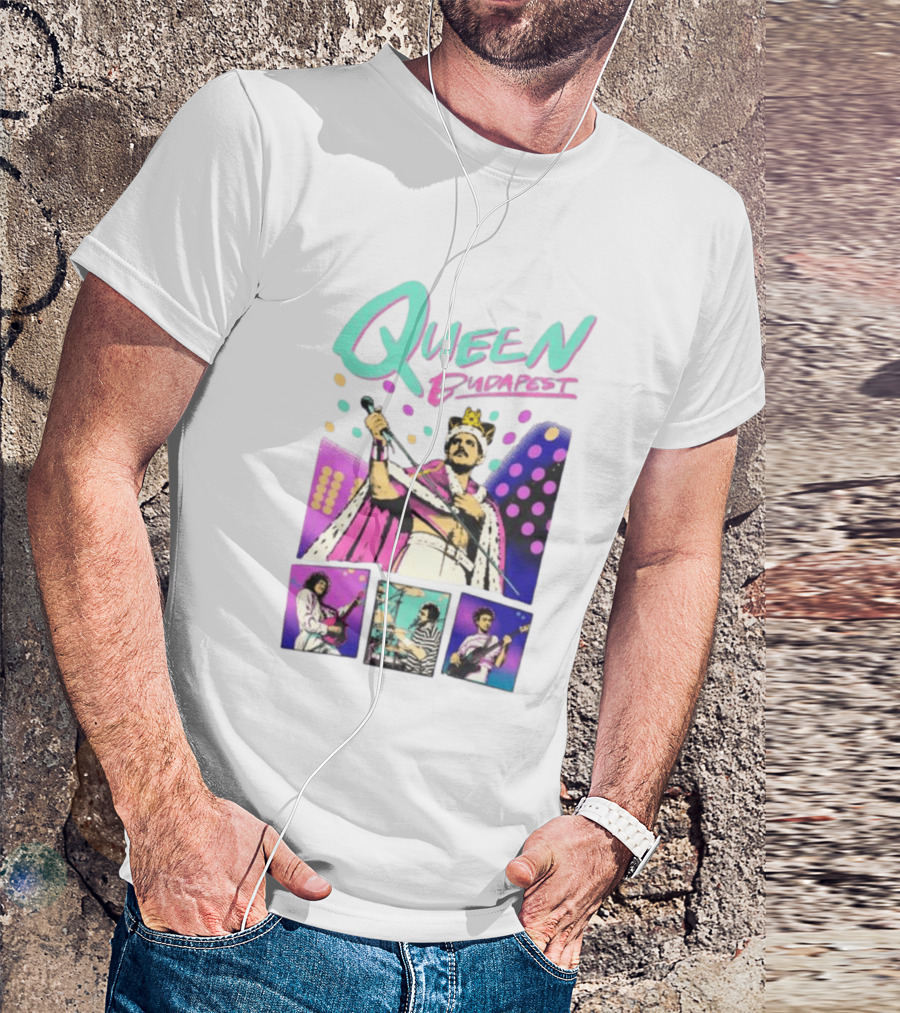 Queen Budapest Anniversary Vest 40th Pop Concert T-Shirt