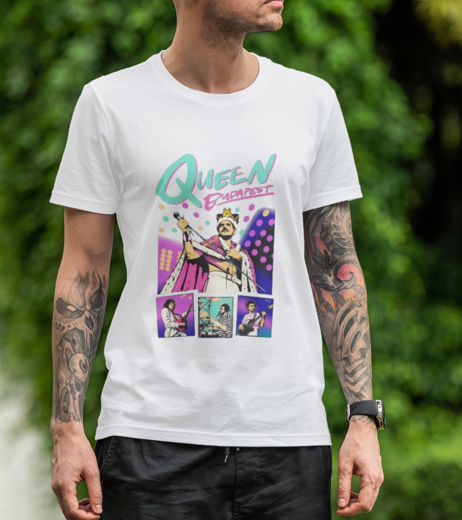 Queen Budapest Anniversary Vest 40th Pop Concert T-Shirt