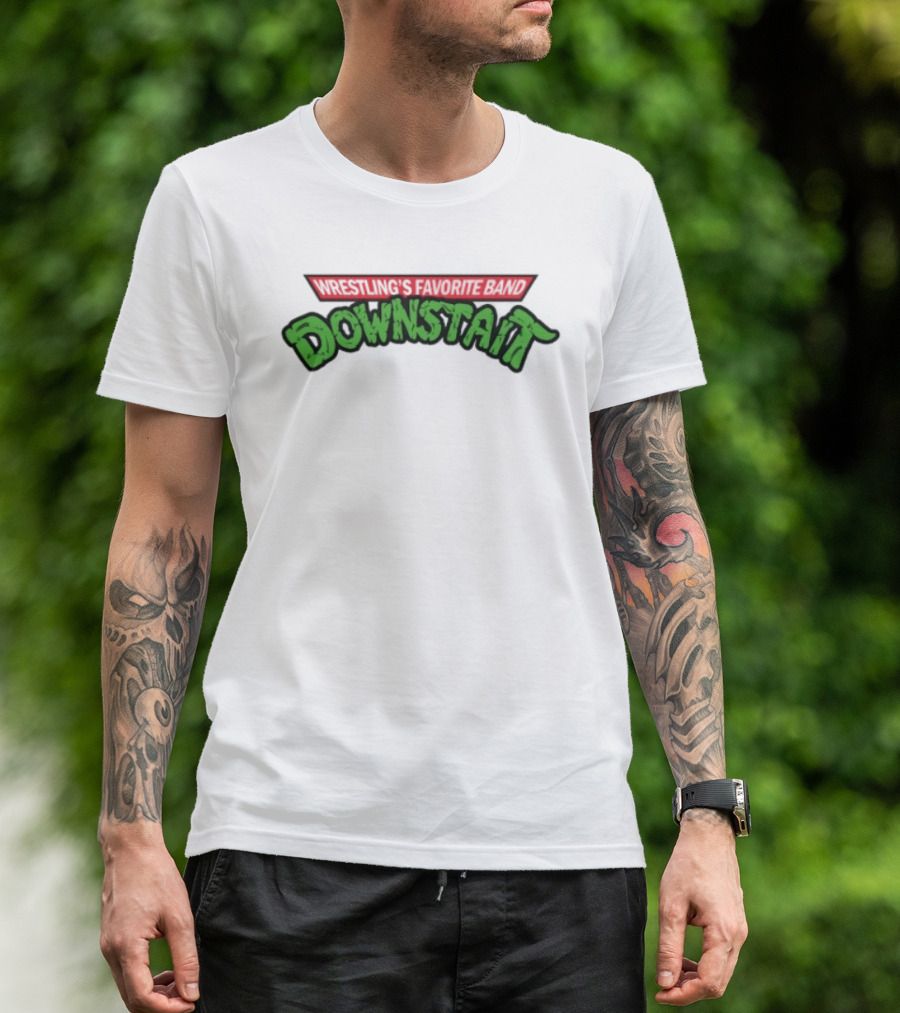 Wrestling's Favorite Band Downstait Wrestling Music T-Shirt
