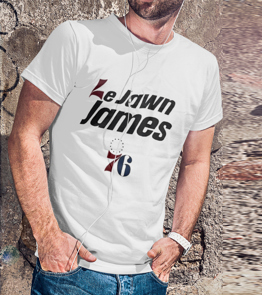 Le Jawn James Philadelphia 76ers 76 T-Shirt