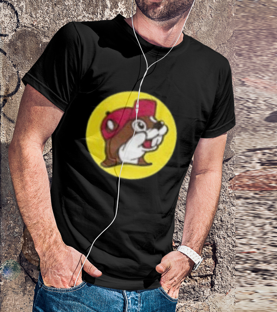 Buc Ee's Fresh Brisket On The Board Two Sided Beavers Texas BBQ T-Shirt