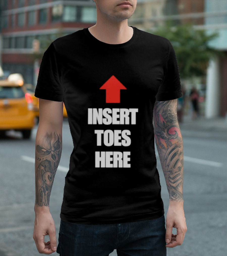 Insert Toes Here Red Arrow Top T-Shirt