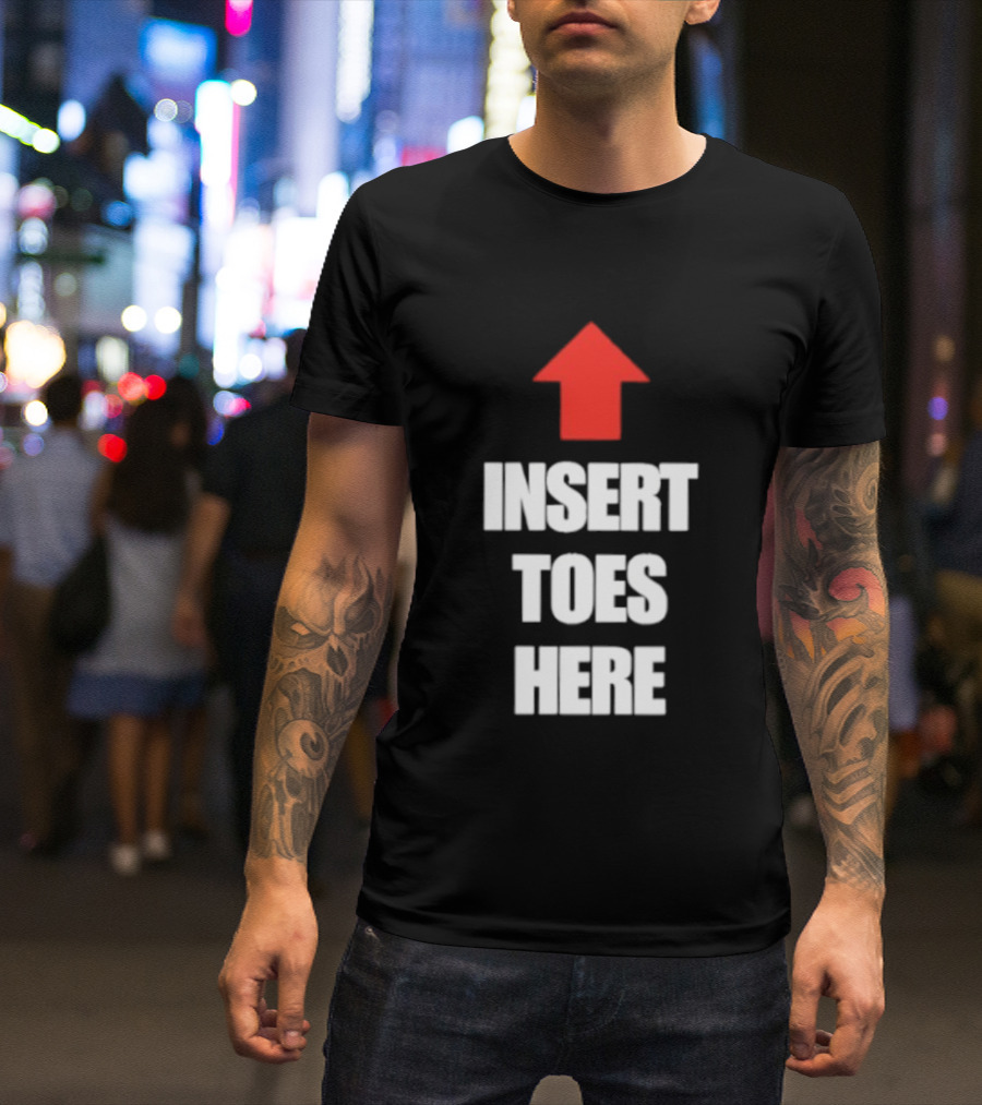 Insert Toes Here Red Arrow Top T-Shirt