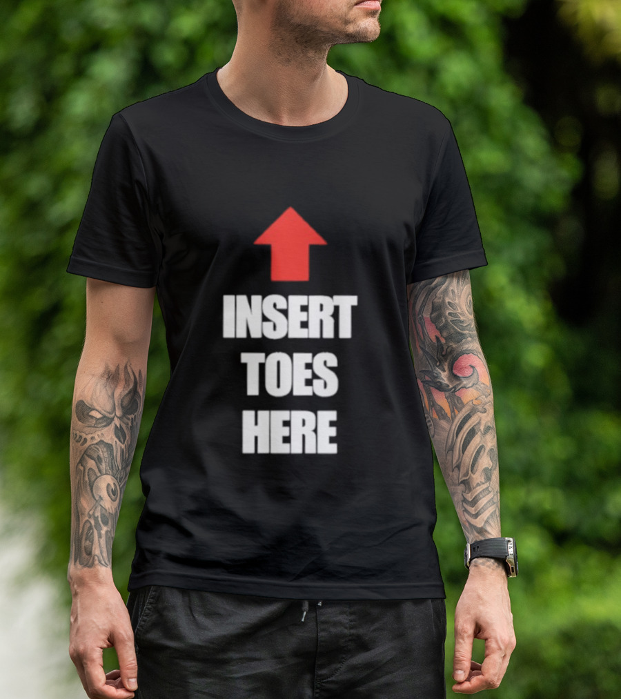 Insert Toes Here Red Arrow Top T-Shirt