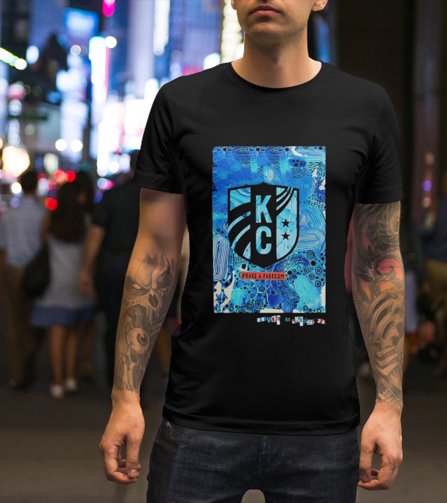 Kansas City Current KC Peace And Freedom River Makenzi 2026 T-Shirt