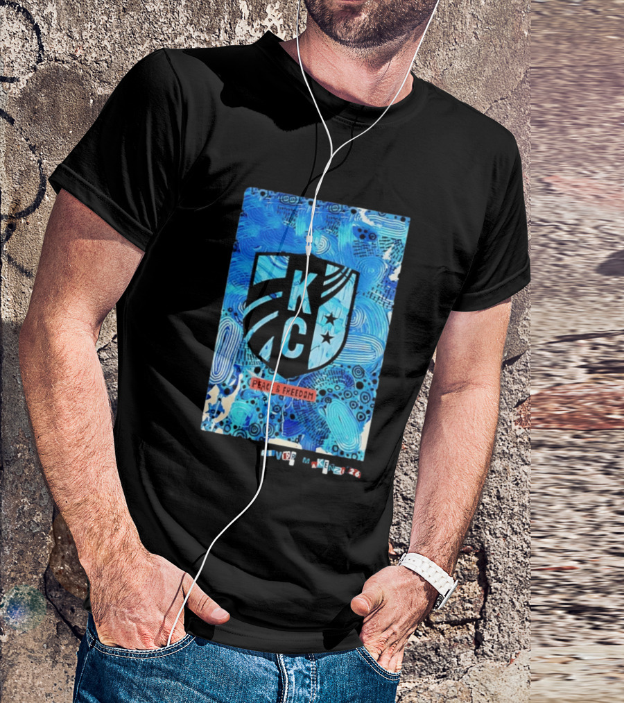 Kansas City Current KC Peace And Freedom River Makenzi 2026 T-Shirt