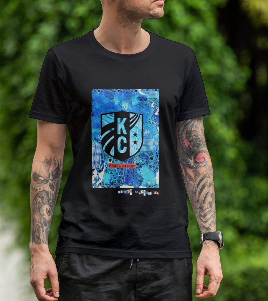 Kansas City Current KC Peace And Freedom River Makenzi 2026 T-Shirt