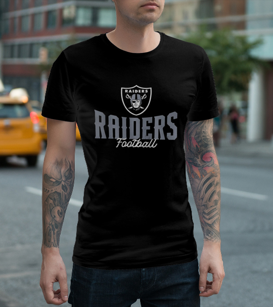 Las Vegas Raiders Football 1968 AFC West Raiders Football T-Shirt