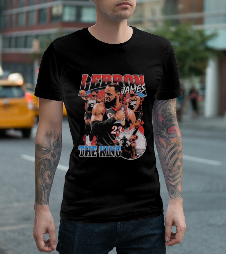 LeBron James The King Sixers 23 Basketball Champion T-Shirt