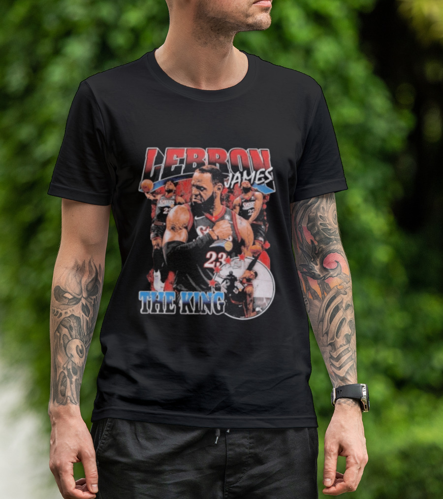 LeBron James The King Sixers 23 Basketball Champion T-Shirt