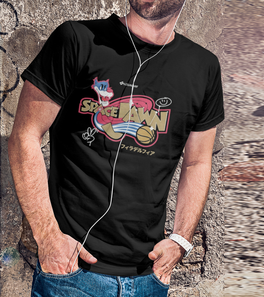 Space Dawn King James 23 Philadelphia 76ers Sylvester T-Shirt