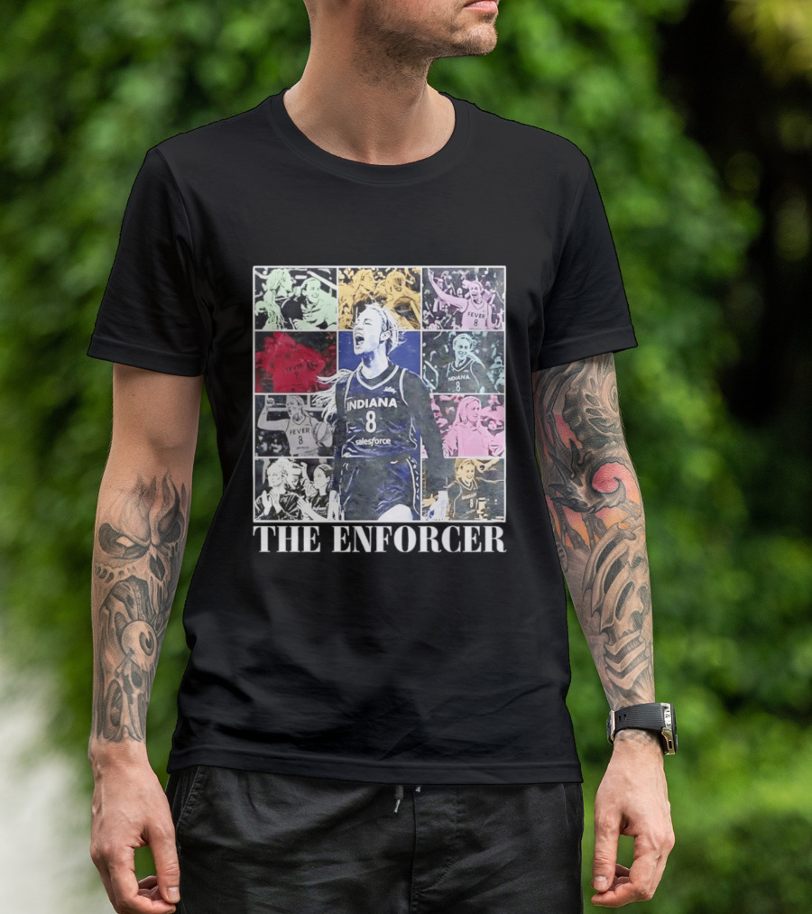 The Enforcer Indiana Fever 8 Indiana Fever Salesforce Sophie Cunningham T-Shirt