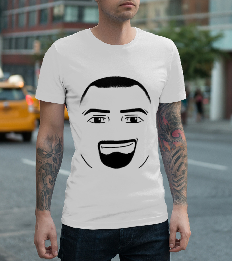 Aldoswag Roblaldo Smiling Face Drawing T-Shirt