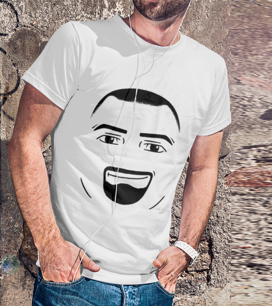 Aldoswag Roblaldo Smiling Face Drawing T-Shirt