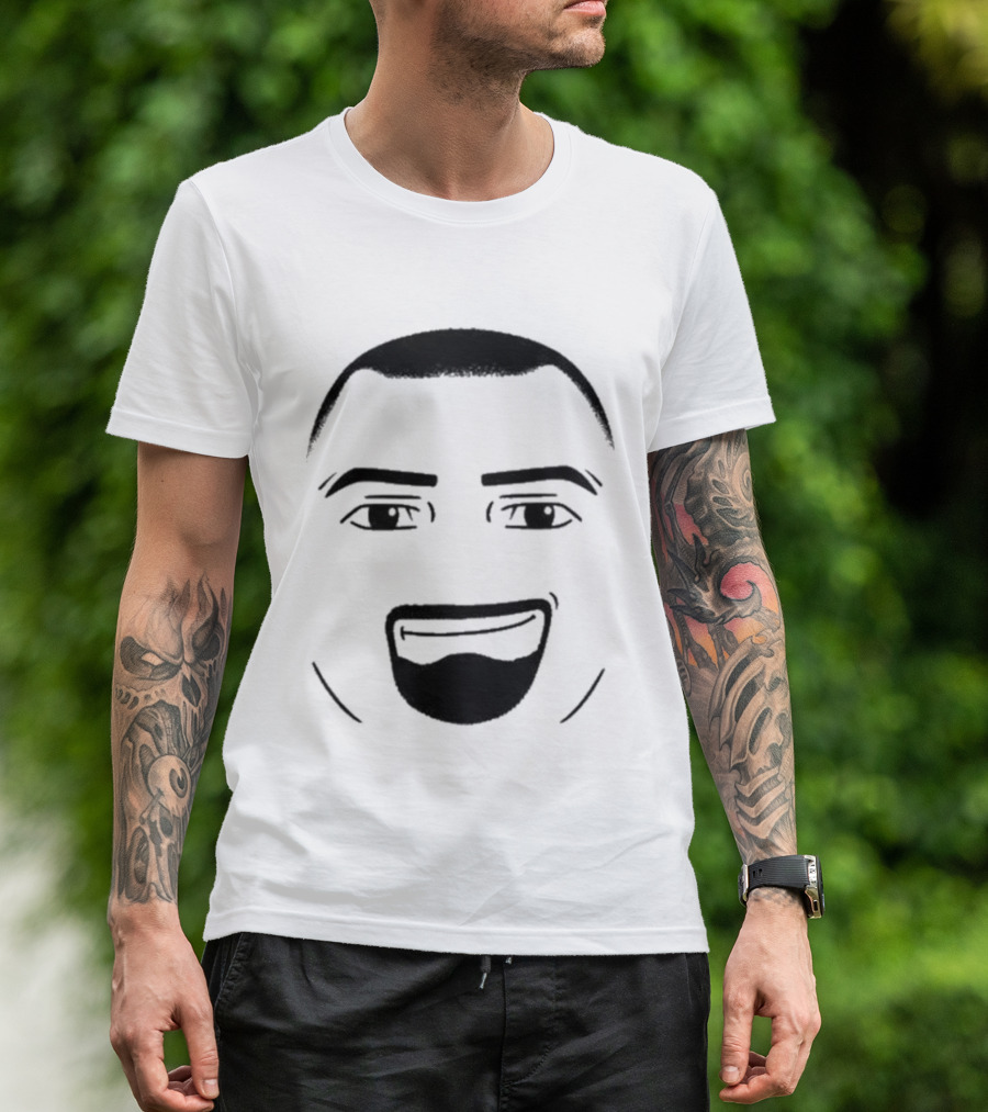 Aldoswag Roblaldo Smiling Face Drawing T-Shirt